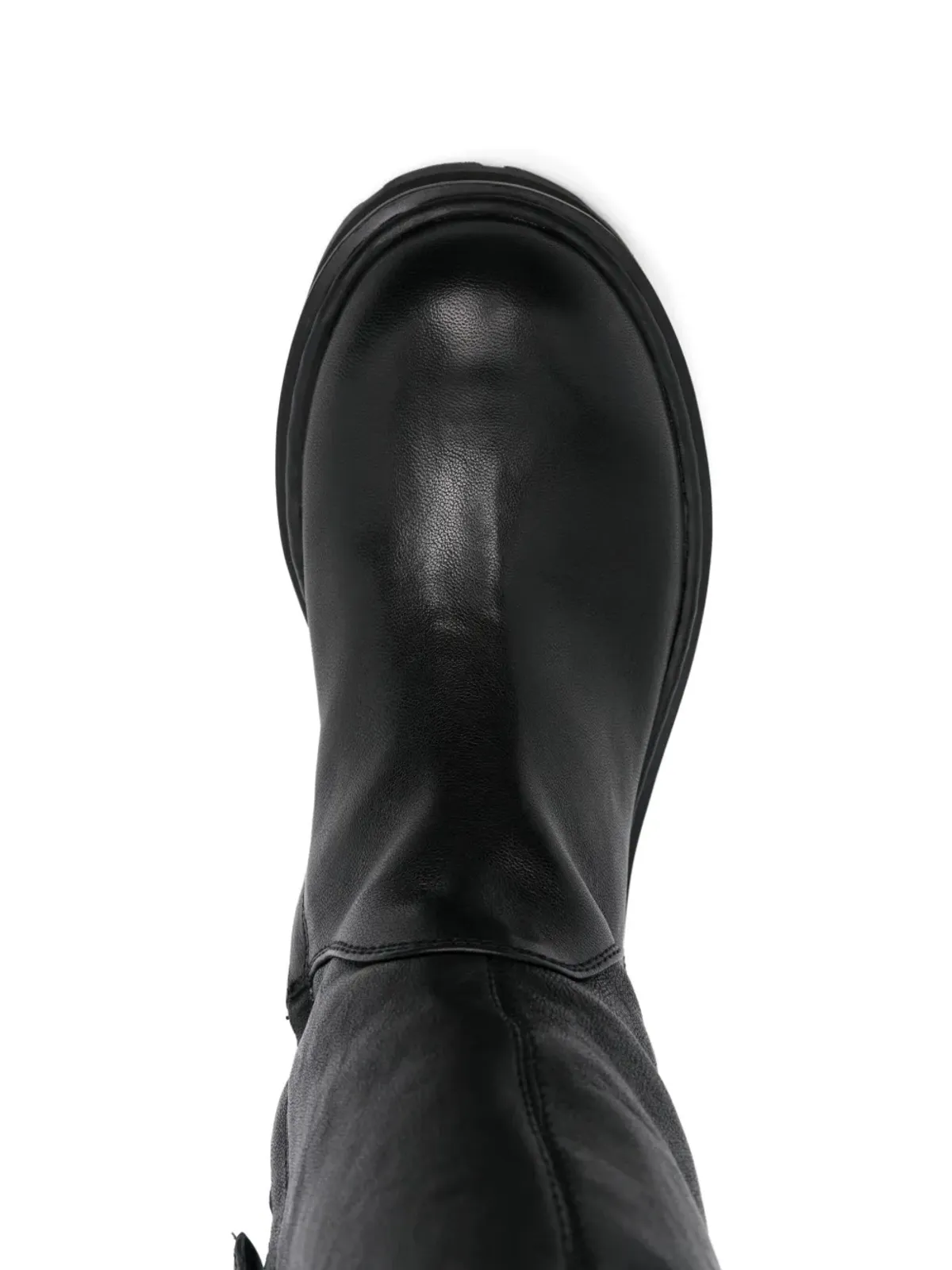 Patrizia Pepe レザー オーバー・ザ・ニー ブーツ バックル付き - 画像4