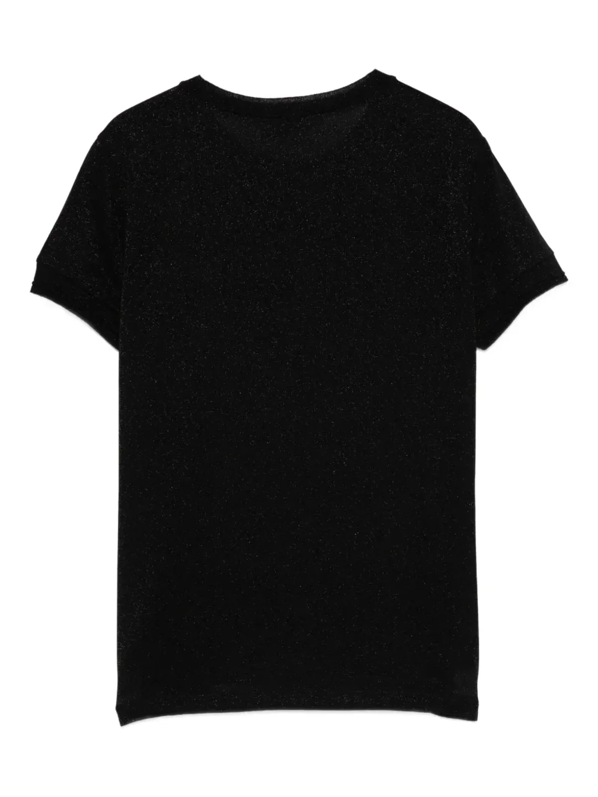 Patrizia Pepe ファインニット半袖Tシャツ - ブラック - 画像2