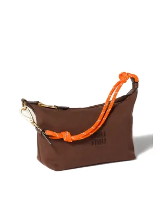 Miu Miu ミニ ギャバジン ロゴ ジップ バッグ - サムネイル3