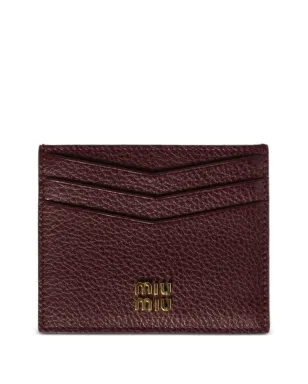 Miu Miu レザー カードホルダー - サムネイル1