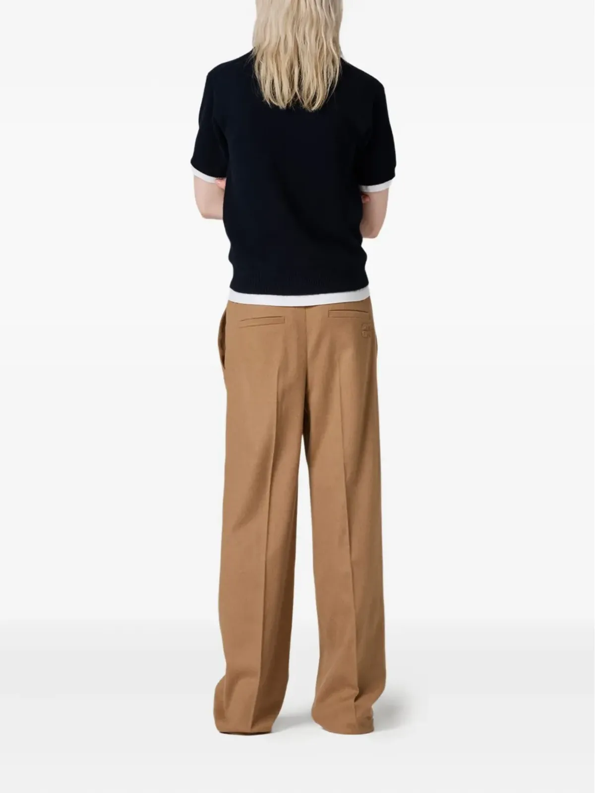 Miu Miu ショートスリーブ クルーネック Tシャツ - 画像3