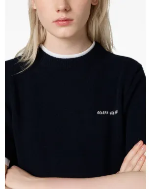 Miu Miu ショートスリーブ クルーネック Tシャツ - サムネイル4