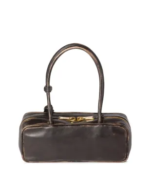 Miu Miu Beau ロゴエンボス トートバッグ - ブラウン - サムネイル3