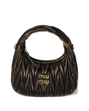 Miu Miu 小型 Wander マテラッセ レザー ショルダーバッグ - サムネイル1