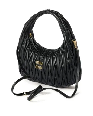 Miu Miu ワンダー マテラッセレザー ショルダーバッグ - サムネイル4