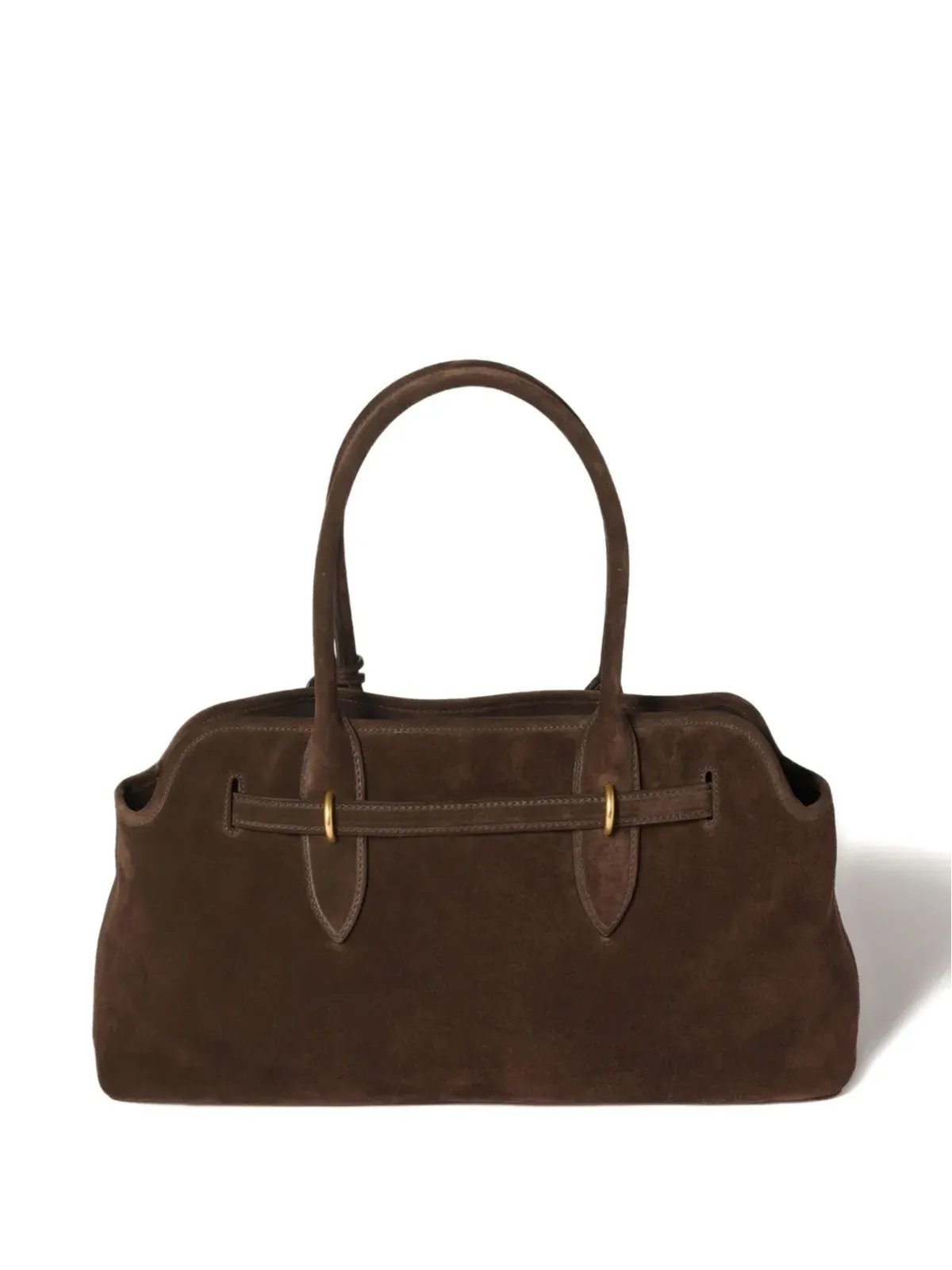 Miu Miu Aventure suede buckle-fastening tote bag - Brown - 画像2