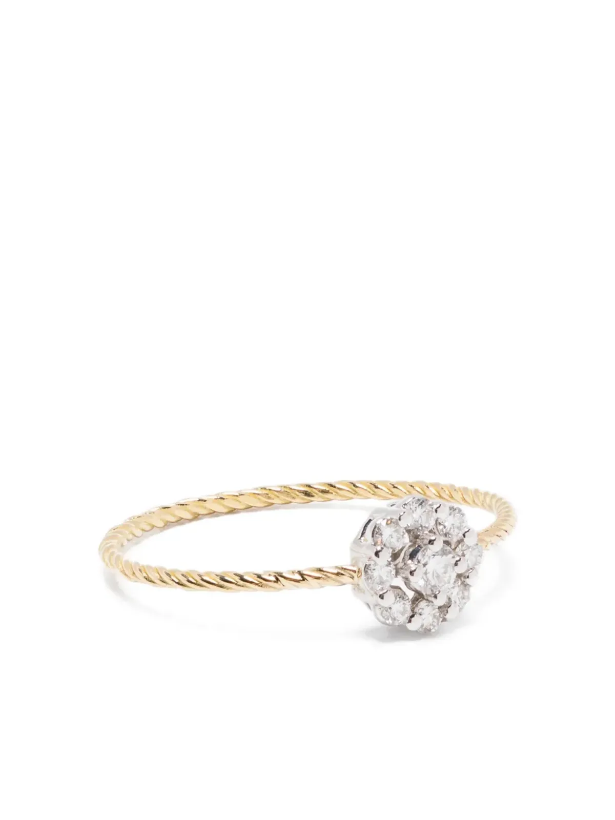 Wouters & Hendrix Gold 18kt yellow gold diamond ring - 画像1
