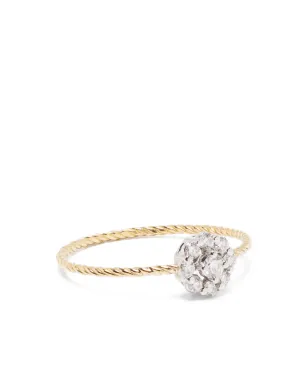 Wouters & Hendrix Gold 18kt yellow gold diamond ring - サムネイル1