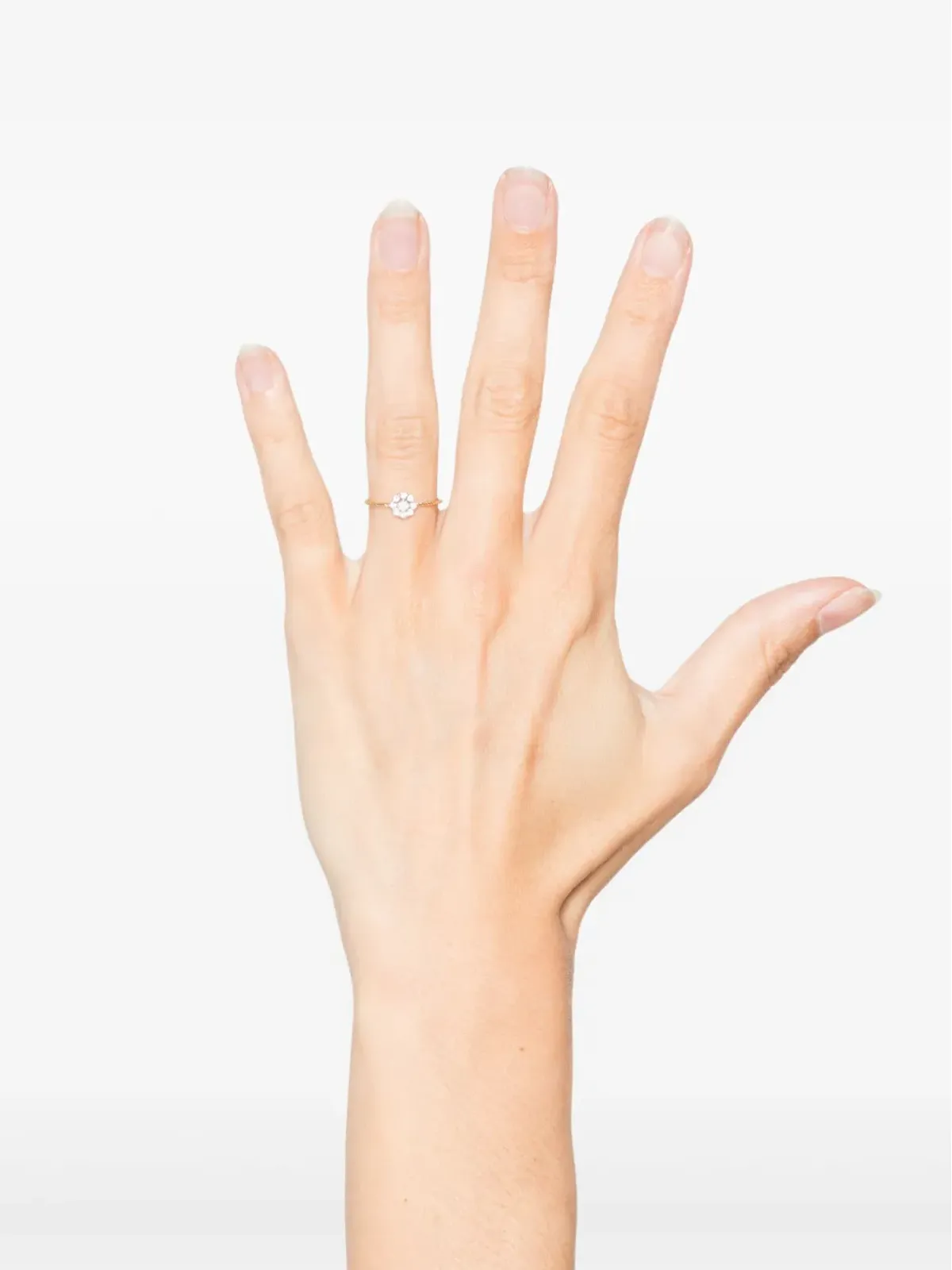 Wouters & Hendrix Gold 18kt yellow gold diamond ring - 画像2