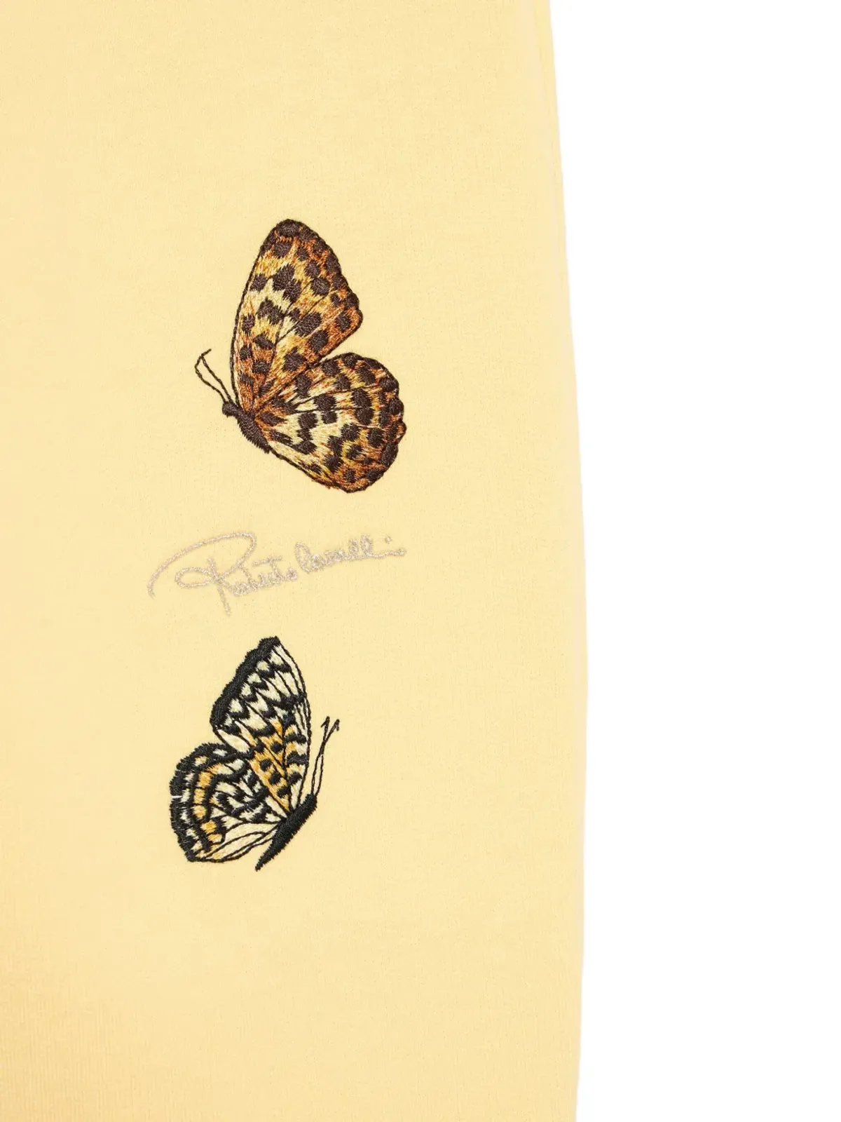 Roberto Cavalli Junior 蝶の刺繍入りトラックパンツ - 画像4