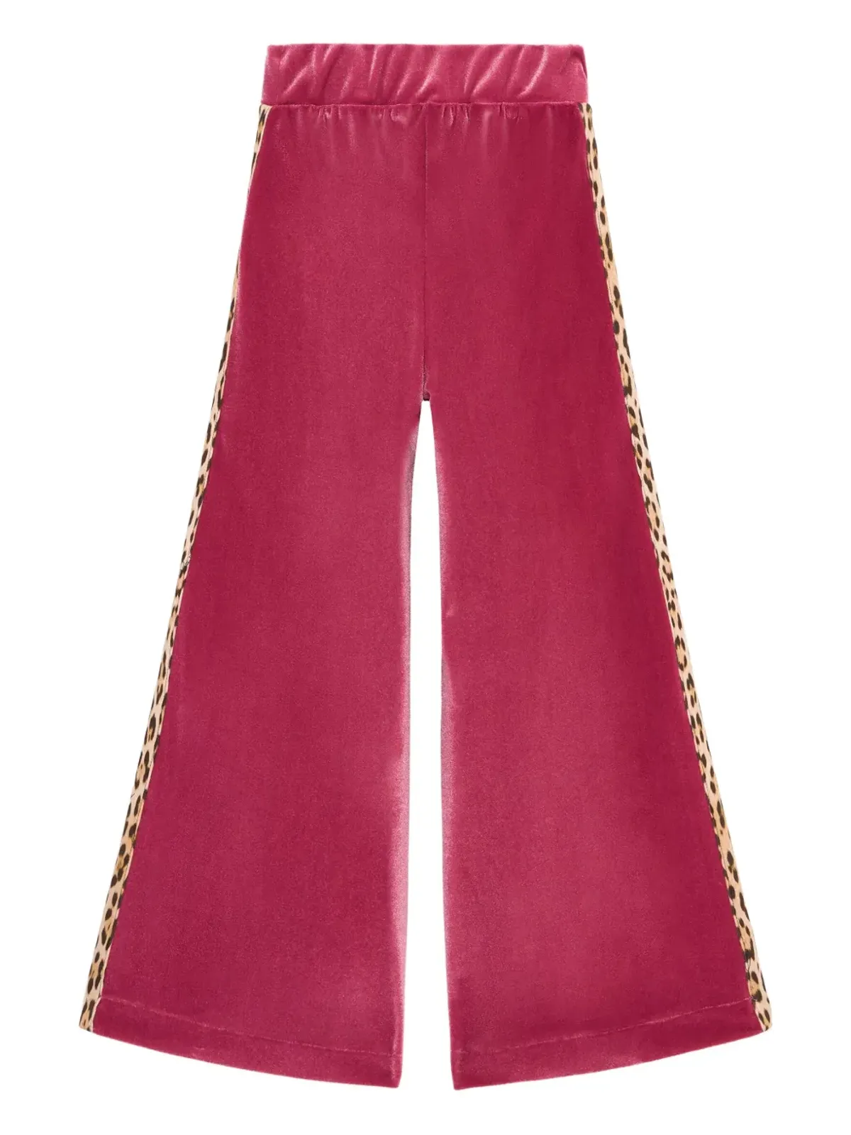 Roberto Cavalli Junior レオパード柄ベルベットパンツ - 画像4