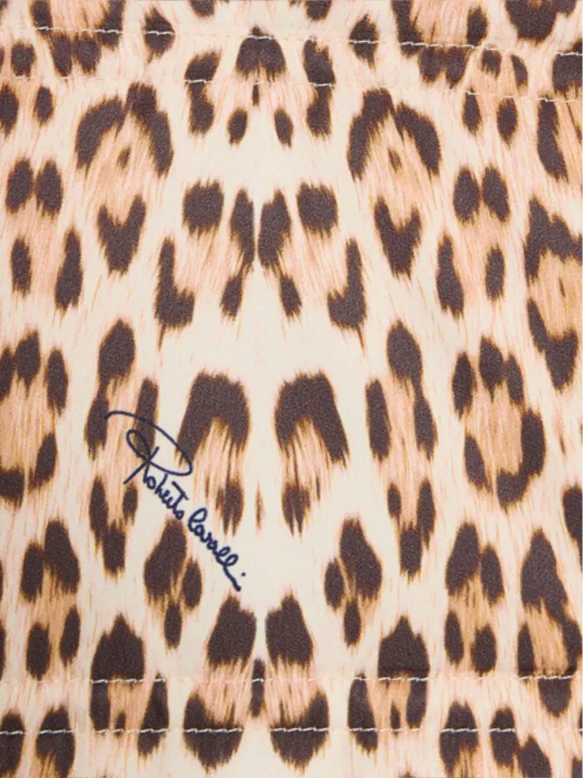 Roberto Cavalli Junior レオパード柄フード付きスノースーツ - 画像5