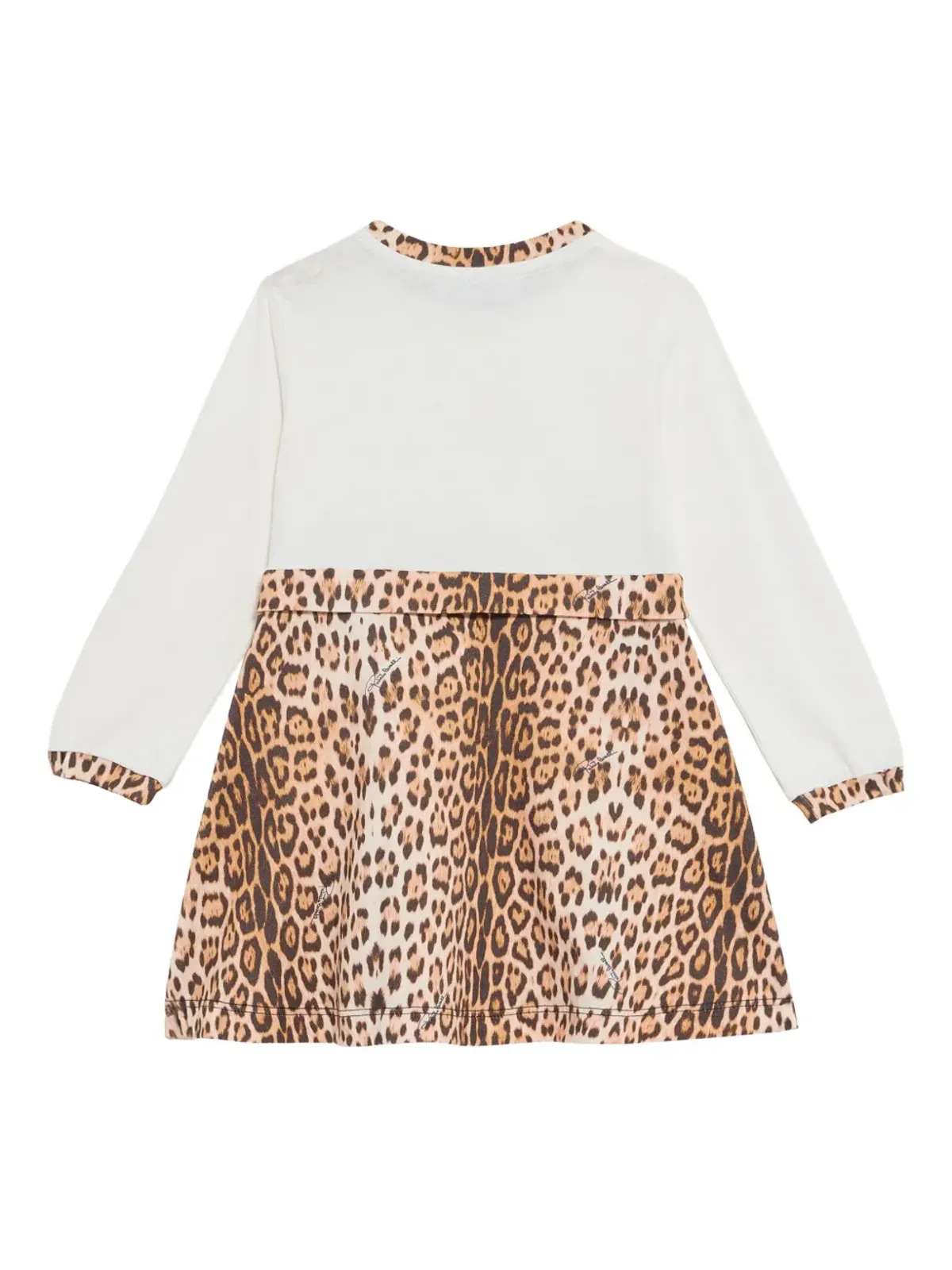 Roberto Cavalli Junior ロゴプレート レオパード柄ドレス - 画像2