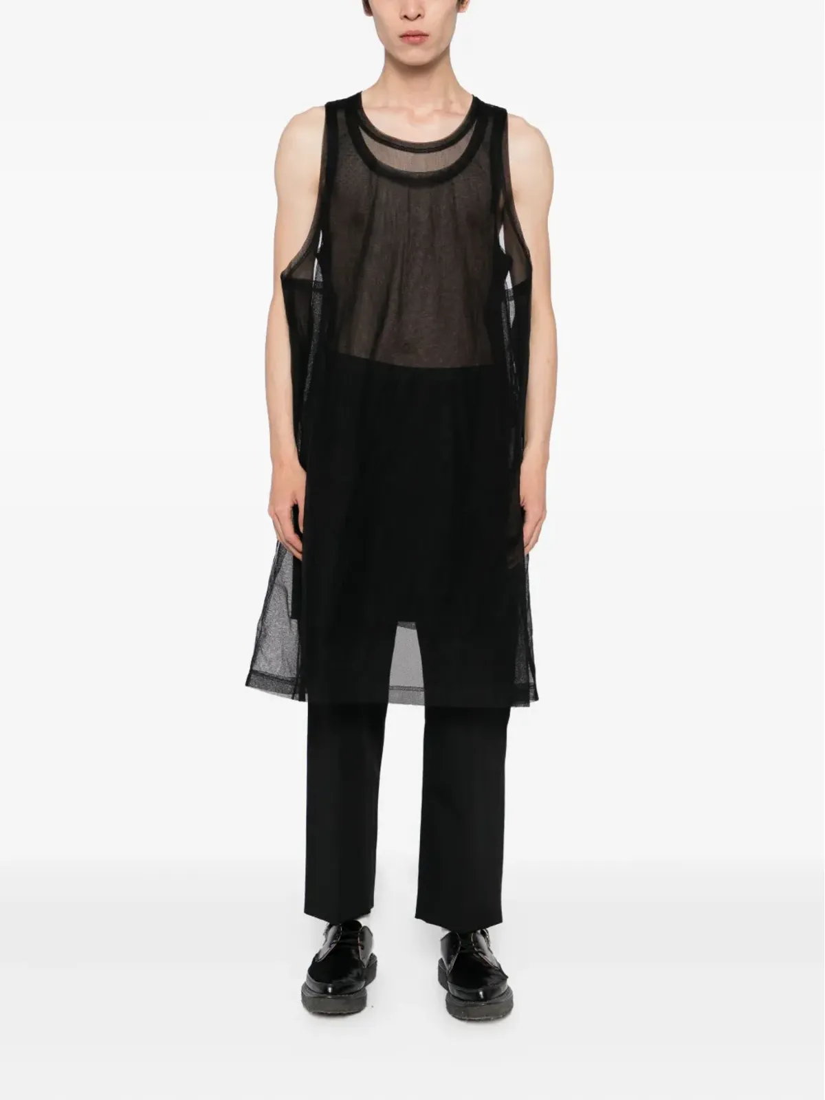 Comme des Garçons Homme Plus ダブルレイヤーベスト - 画像2