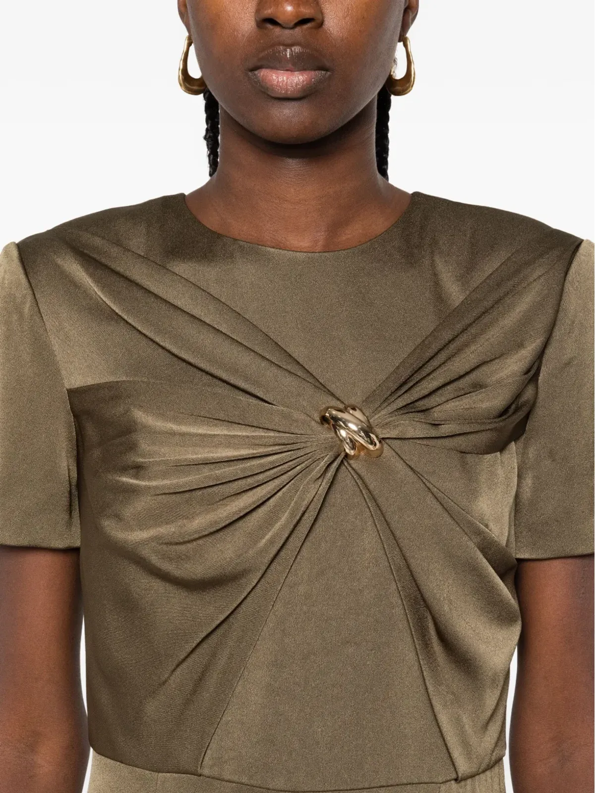 Roland Mouret ノットディテール ミディドレス - 画像5