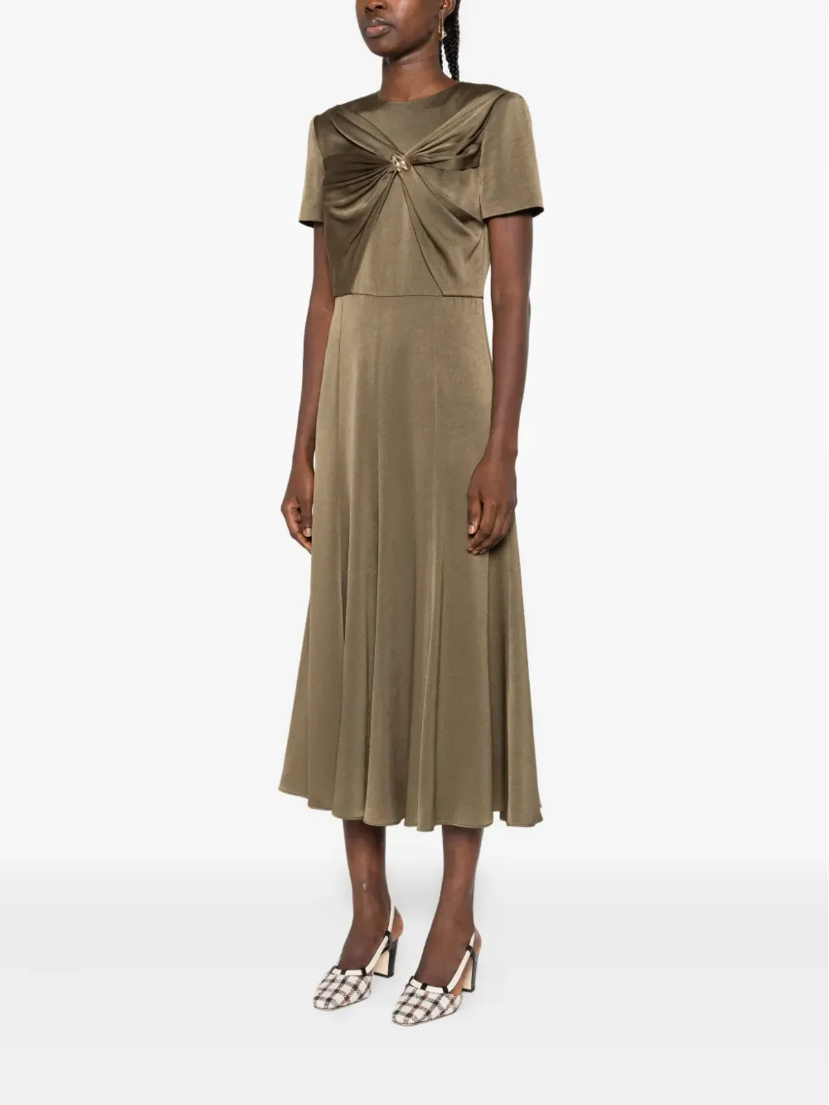 Roland Mouret ノットディテール ミディドレス - 画像3