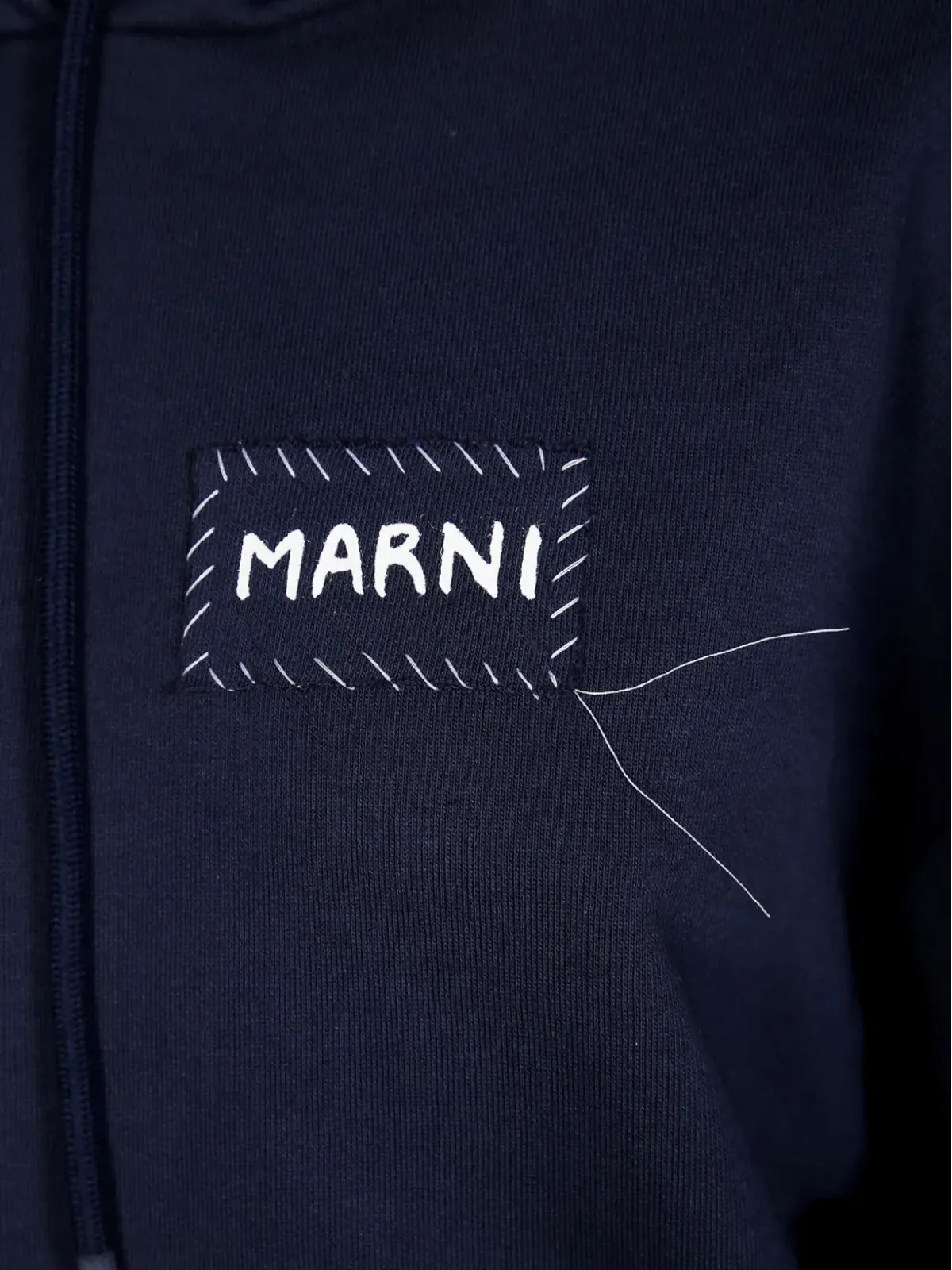 Marni 刺繍パッチフーディ - 画像3