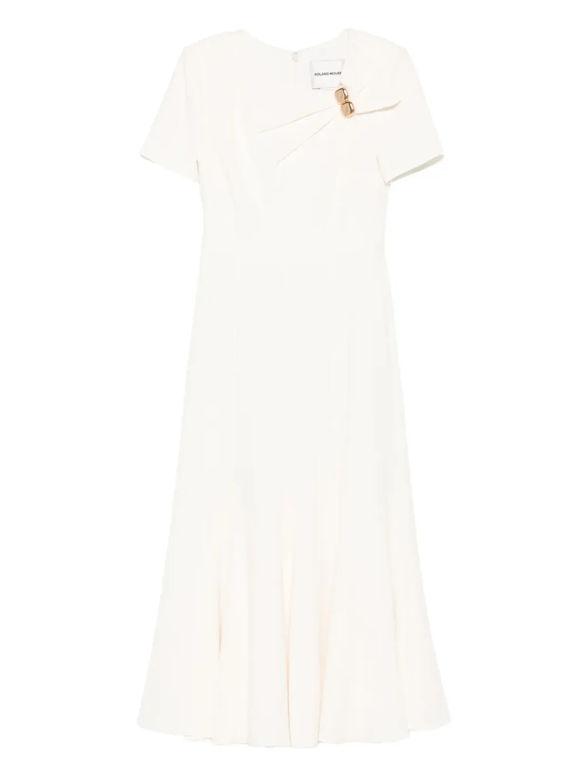 Roland Mouret プリーツノットディテール ミディドレス - 画像1