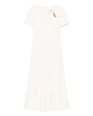 Roland Mouret プリーツノットディテール ミディドレス - サムネイル1