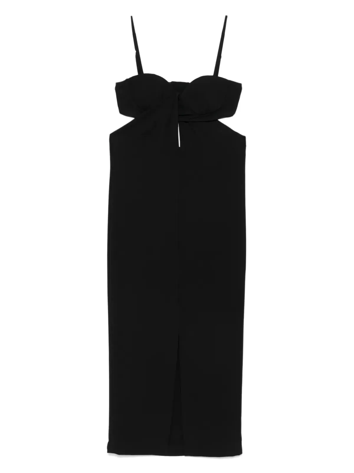 Patrizia Pepe カットアウトツイストフロントドレス - 画像1