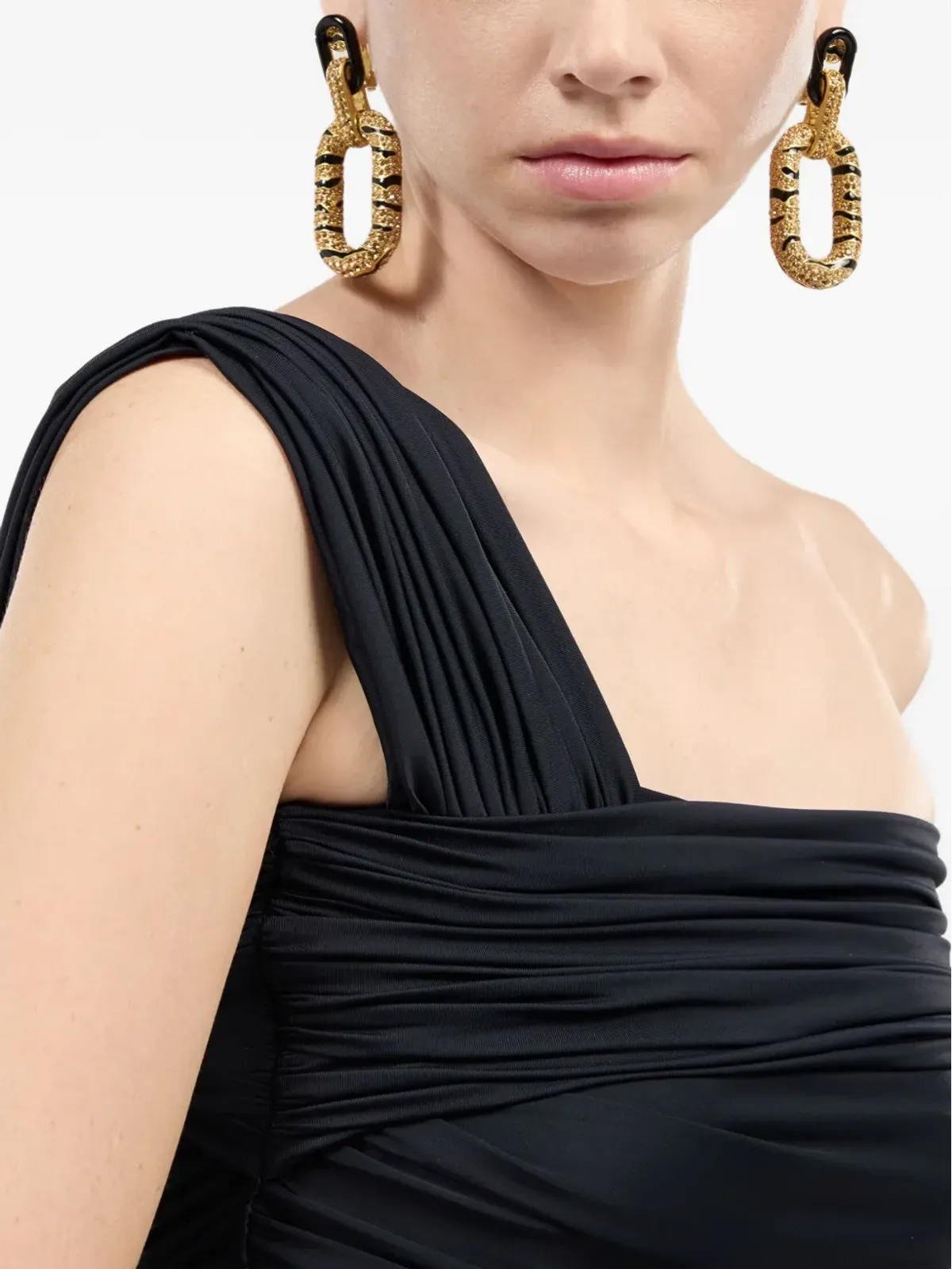 Roberto Cavalli 片肩ミニドレス - 画像5