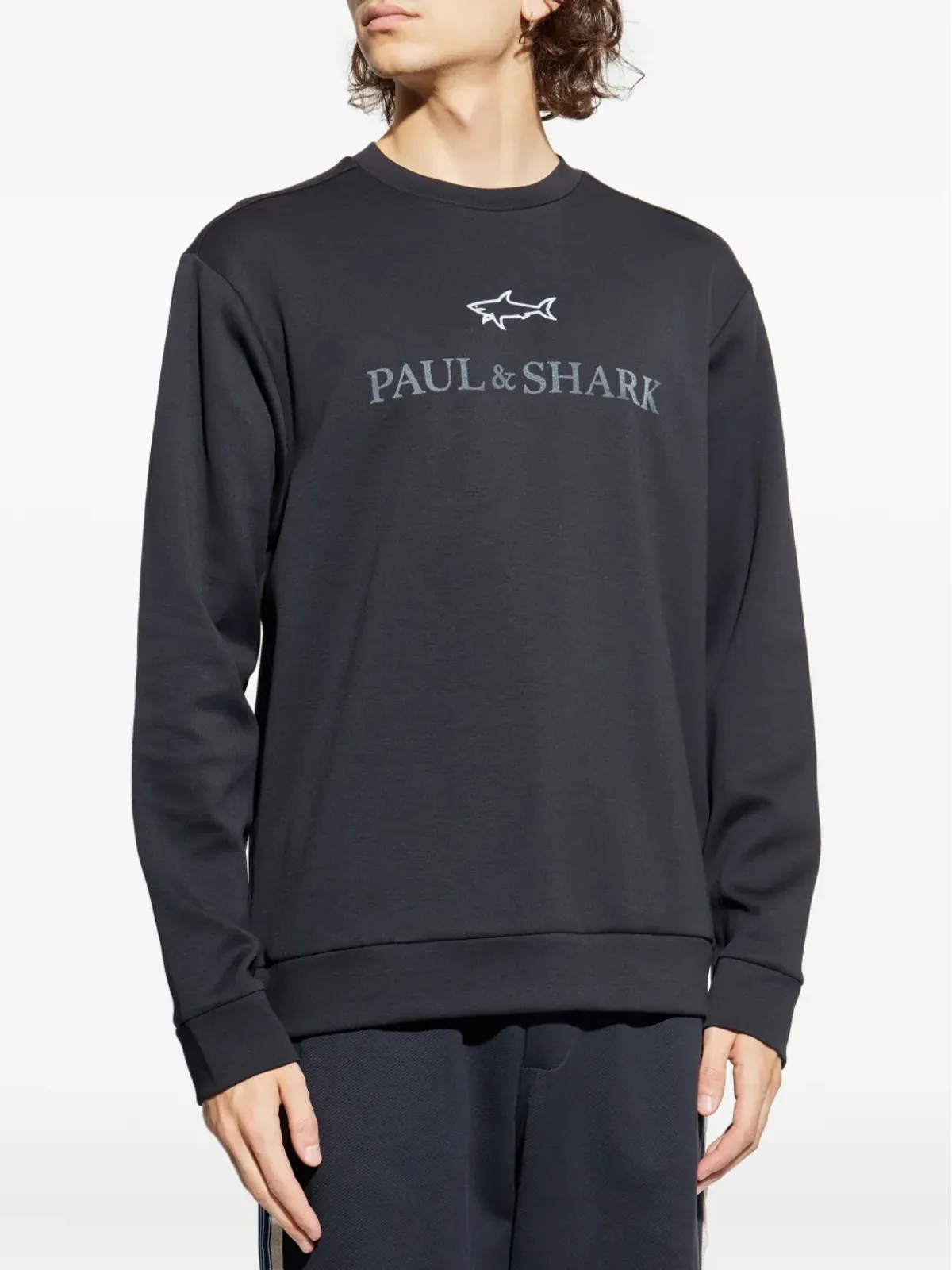 Paul & Shark シャークロゴ コットン スウェットシャツ - 画像2