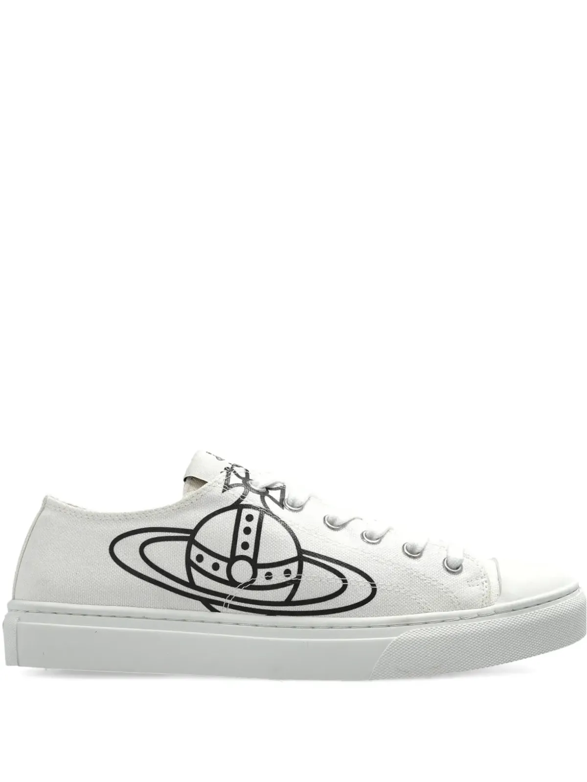 Vivienne Westwood オーブプリント レースアップスニーカー - 画像1