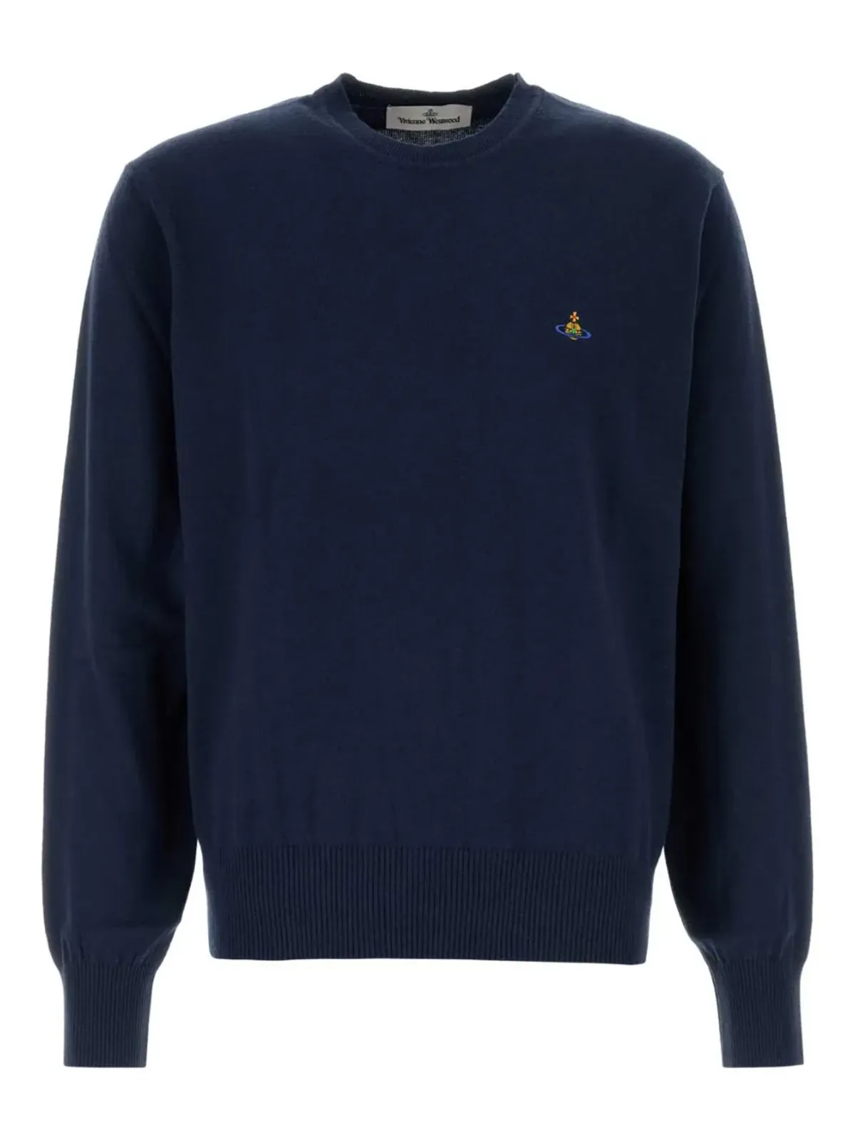 Vivienne Westwood Alex orb-embellished コットンとカシミヤ混紡セーター - 画像1