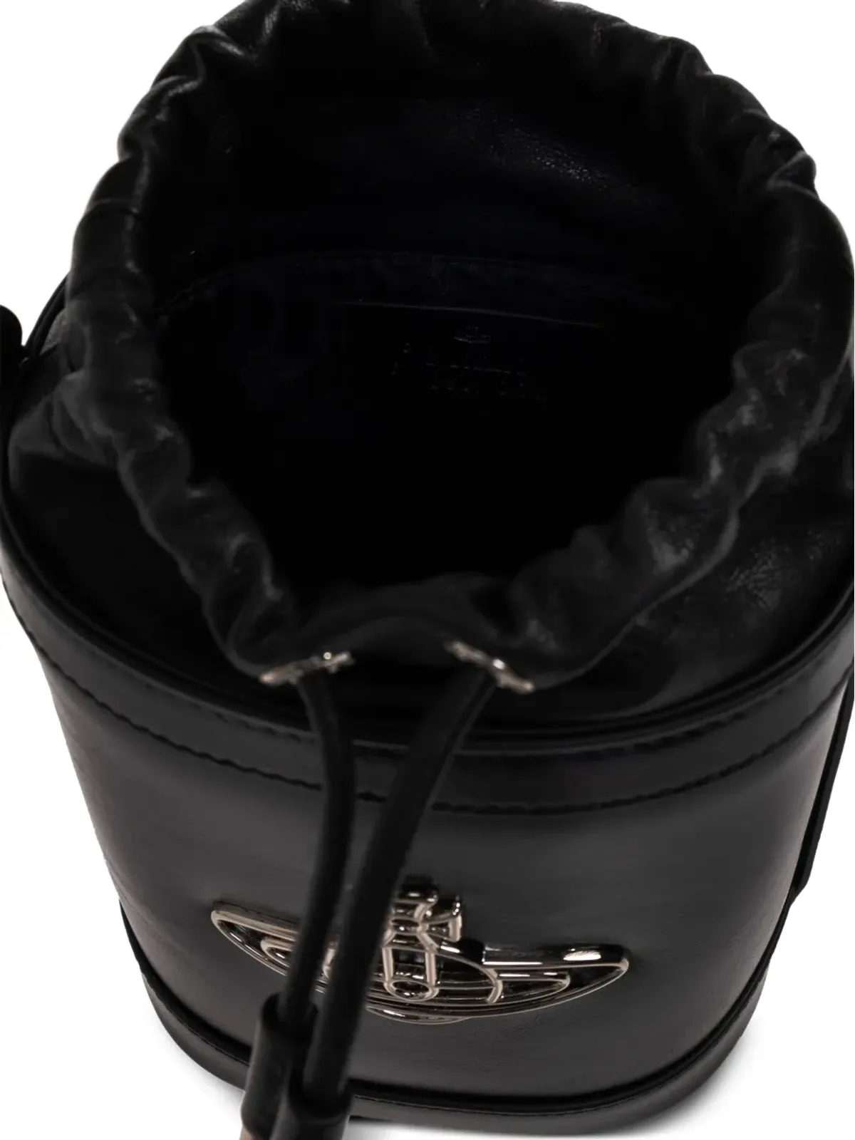 Vivienne Westwood オーブモチーフ付きバケットバッグ - 画像4