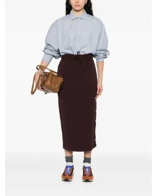 PINKO ドローコード入りサイドストライプスカート - サムネイル2