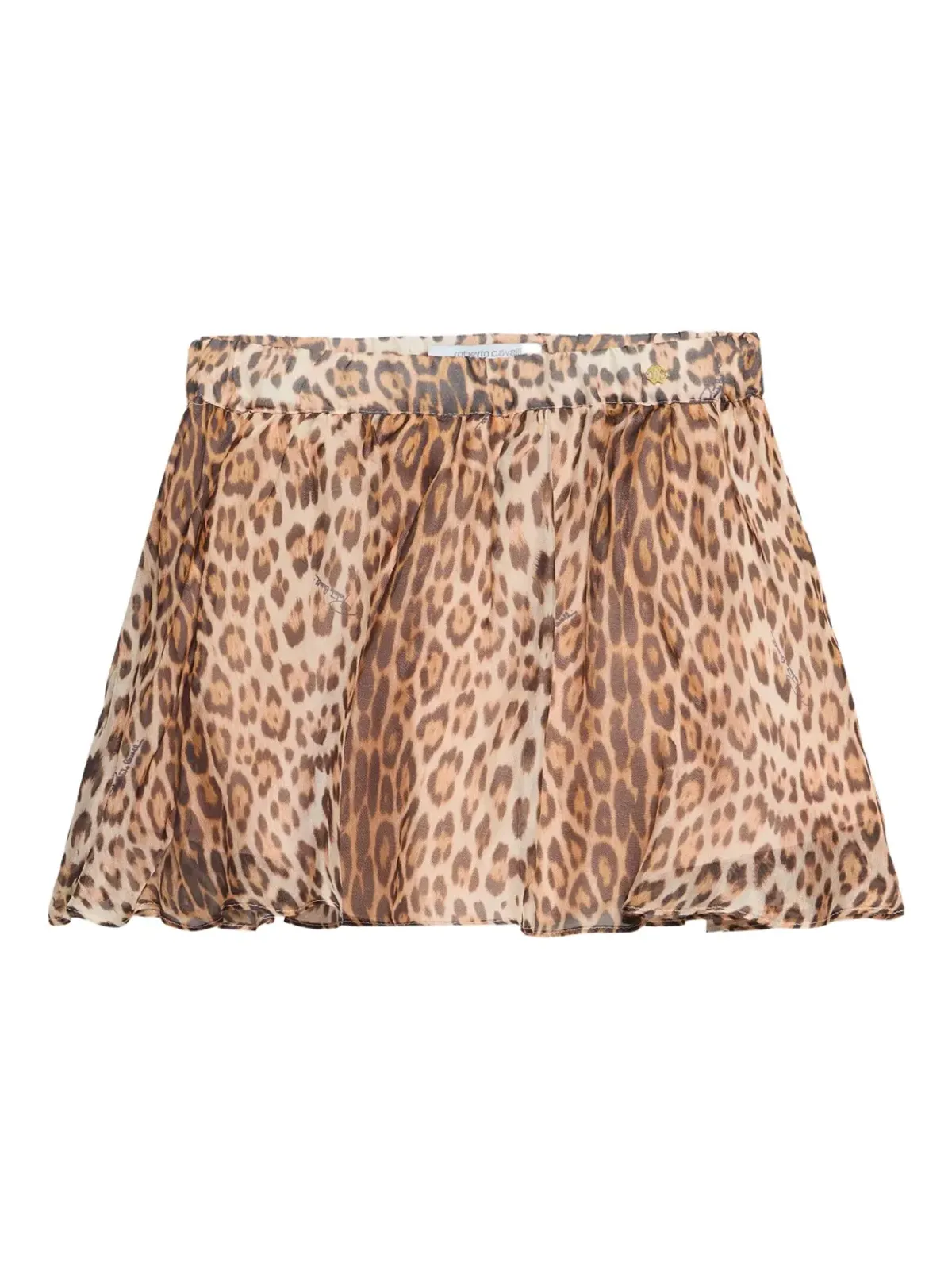 Roberto Cavalli Junior ジャガー柄スカート - 画像1