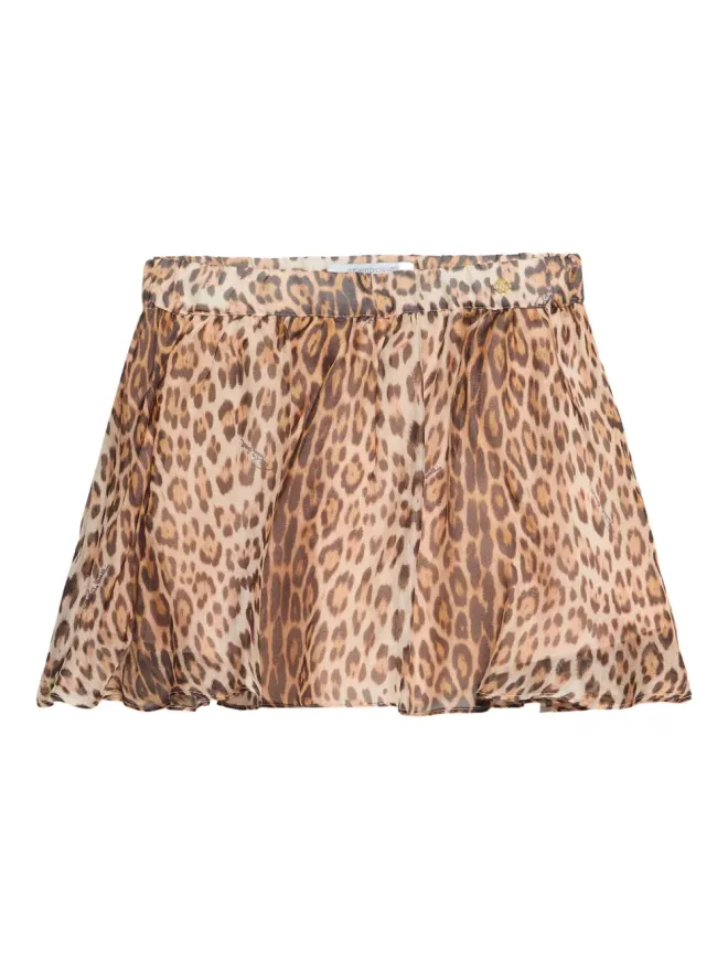 Roberto Cavalli Junior Roberto Cavalli Junior ジャガー柄スカートの商品画像