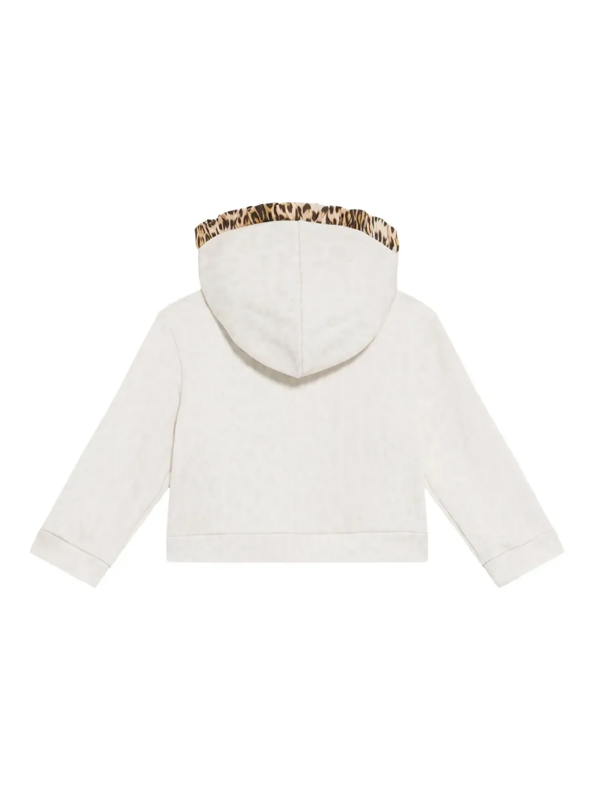Roberto Cavalli Junior ヒョウ柄スウェット ホワイト - 画像2