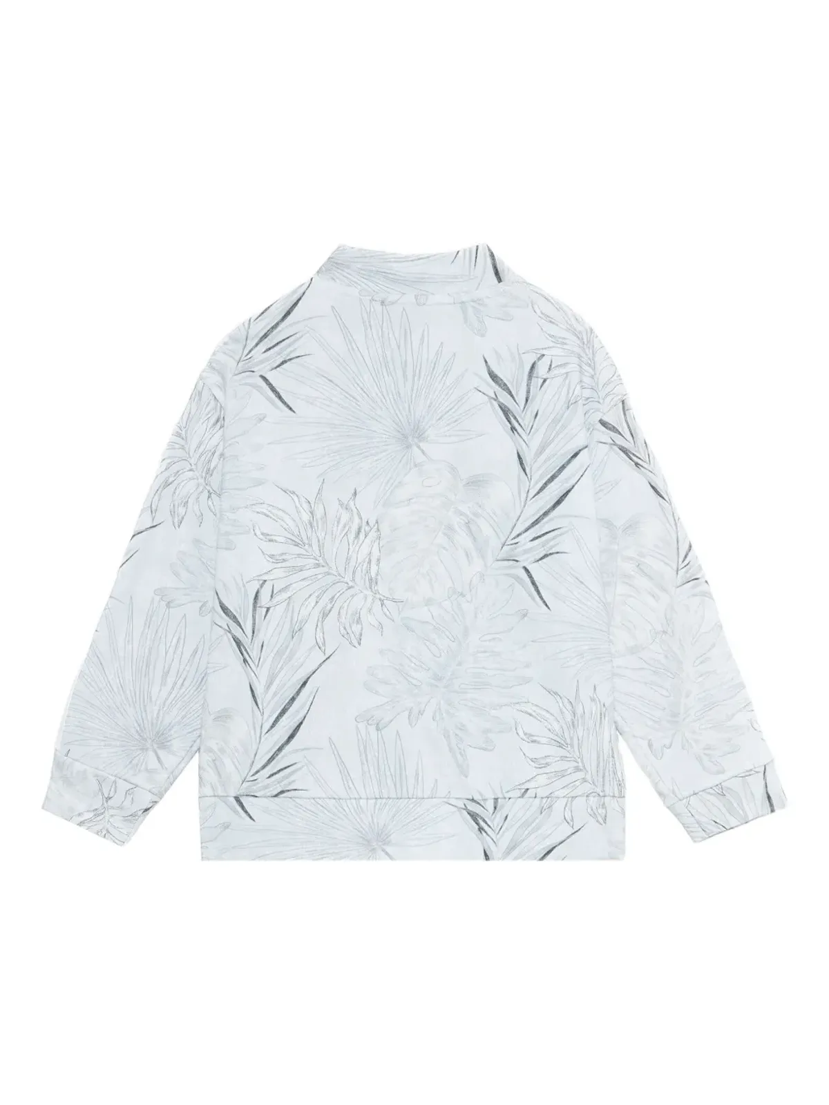 Roberto Cavalli Junior 葉柄プリント スウェットシャツ - 画像2