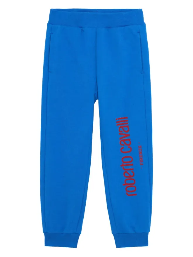 Roberto Cavalli Junior Roberto Cavalli Junior ロゴプリント トラックパンツの商品画像