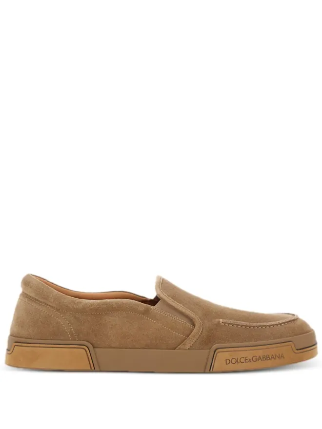 Dolce & Gabbana Dolce & Gabbana Portofino Yacht スエード スリップオン スニーカー - ブラウンの商品画像