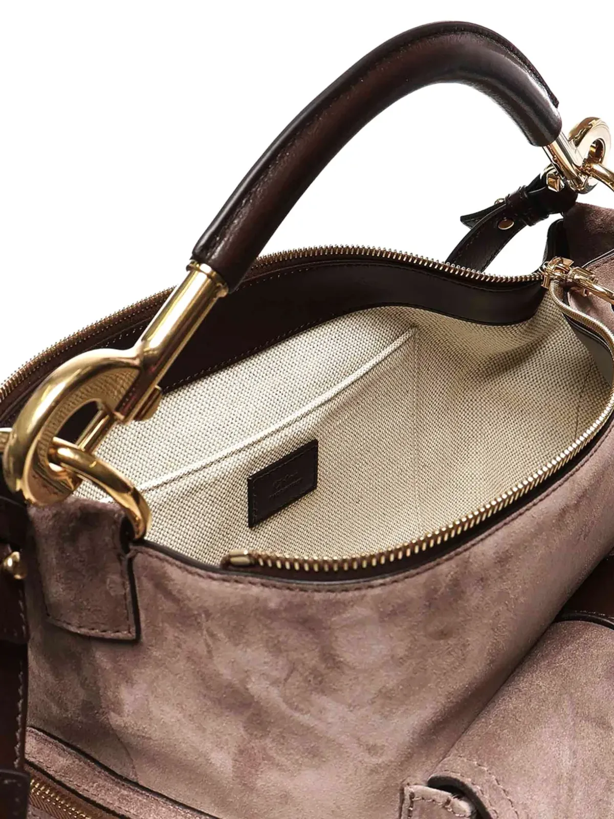 Chloé スエード バックル クロスボディバッグ - 画像4