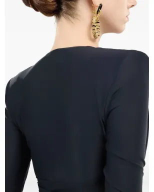Roberto Cavalli ルシュドディテール ミディドレス - サムネイル5
