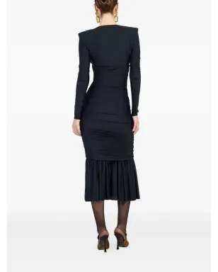 Roberto Cavalli ルシュドディテール ミディドレス - サムネイル4