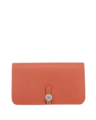 Hermès Pre-Owned ドゴン ウォレット オレンジ - サムネイル1