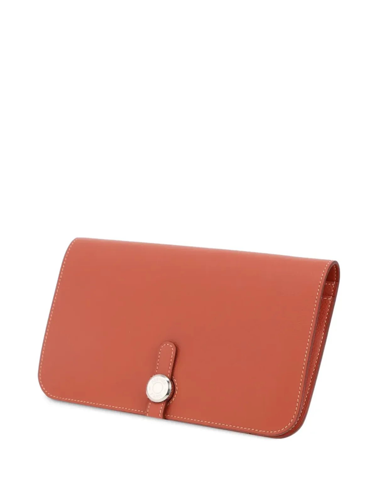 Hermès Pre-Owned ドゴン ウォレット オレンジ - 画像5
