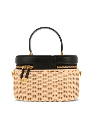 Christian Dior Pre-Owned 籐製 CD バニティバッグ - サムネイル2