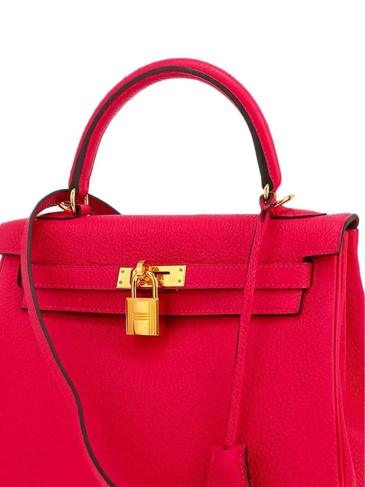 Hermès ビンテージ ケリーハンドバッグ - ピンク - 画像2