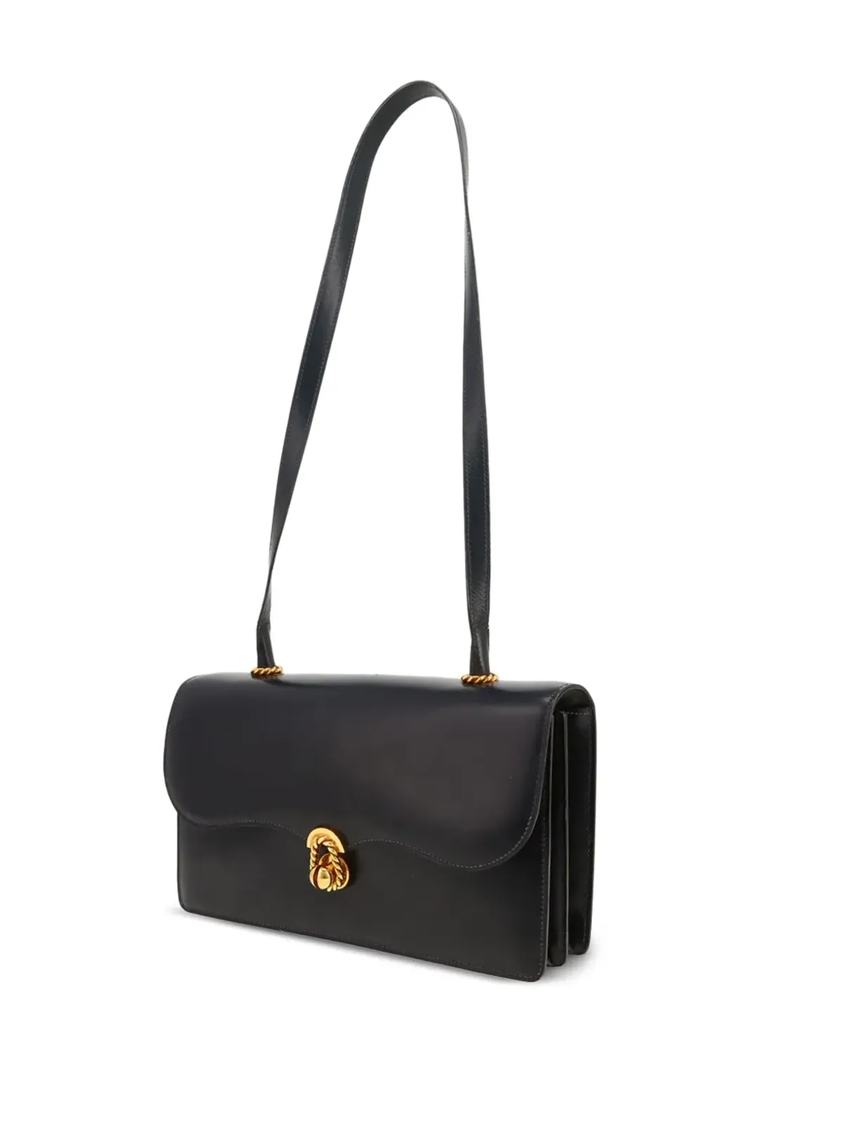 Hermès Pre-Owned レザー フラップ式ショルダーバッグ - ブルー - 画像5