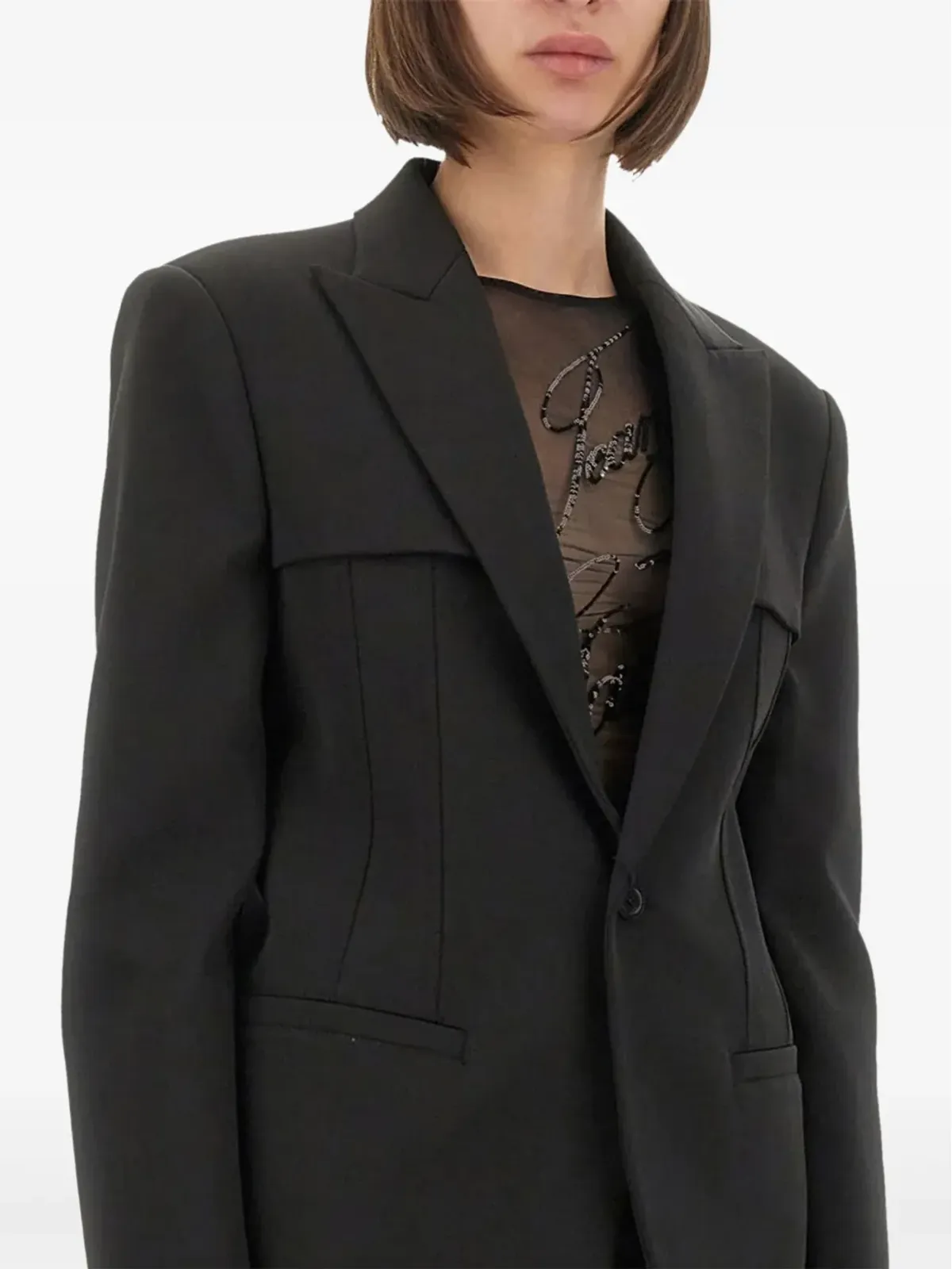 Jean Paul Gaultier シングルブレストブレザー - 画像4