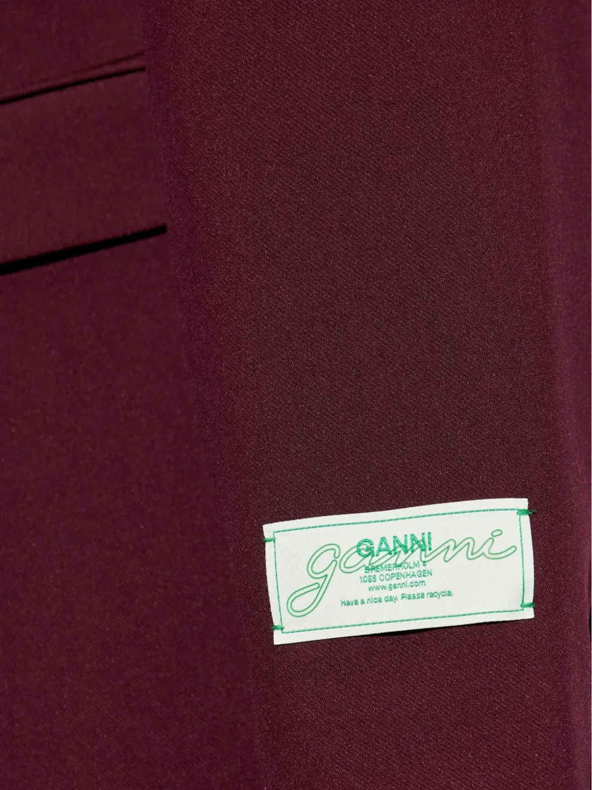 GANNI ベルト付きウエストブレザー - 画像5