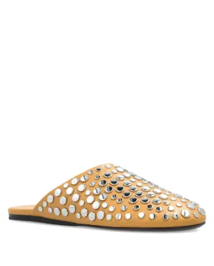 Tory Burch レザースタッズ付きフラットミュール - サムネイル1