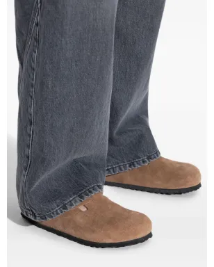 Birkenstock バックル付きスエードフラットミュール - サムネイル5