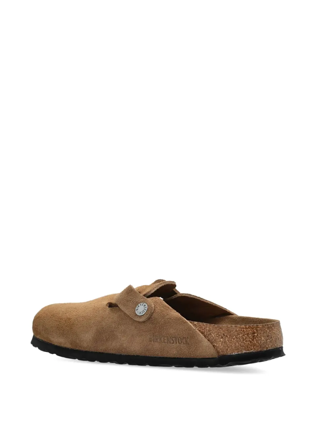 Birkenstock バックル付きスエードフラットミュール - 画像3