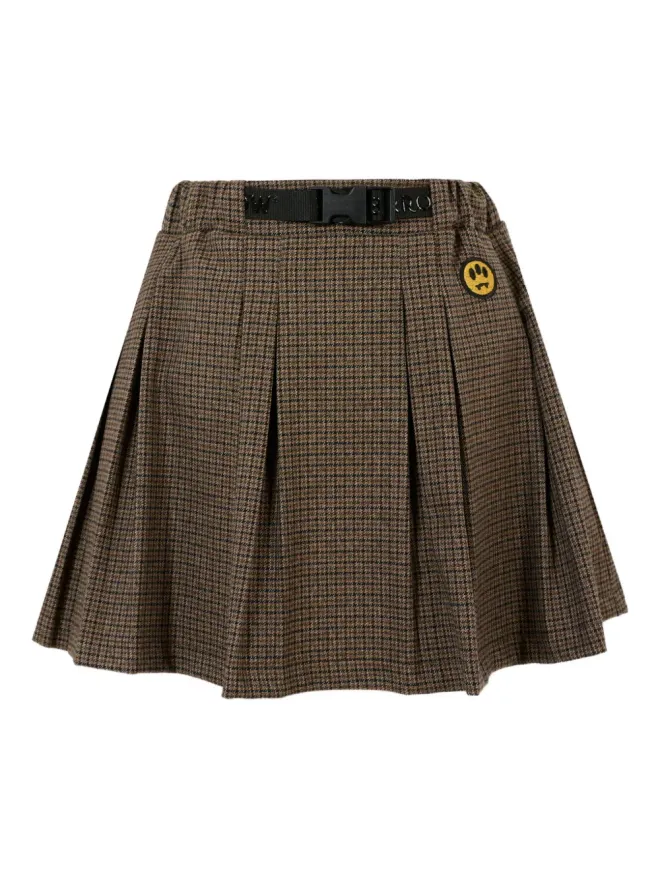 Barrow kids Barrow kids プリーツチェック柄スカートの商品画像
